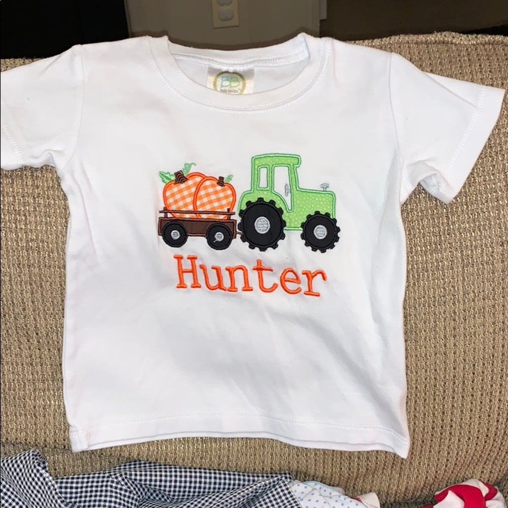 Blanks Boutique pumpkin “Hunter” shirt